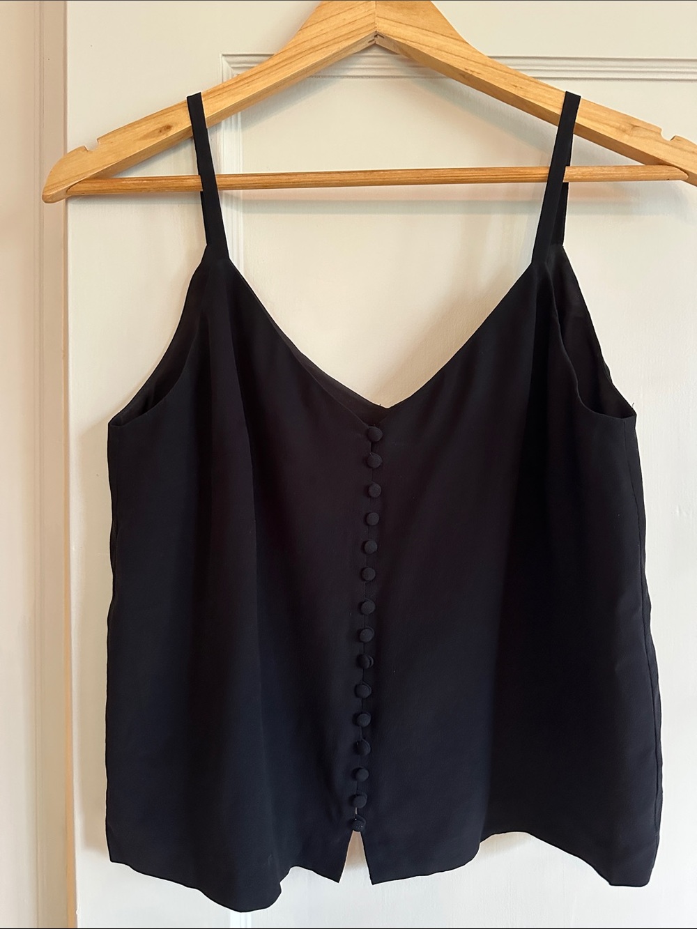 Silk Button-Down Cami